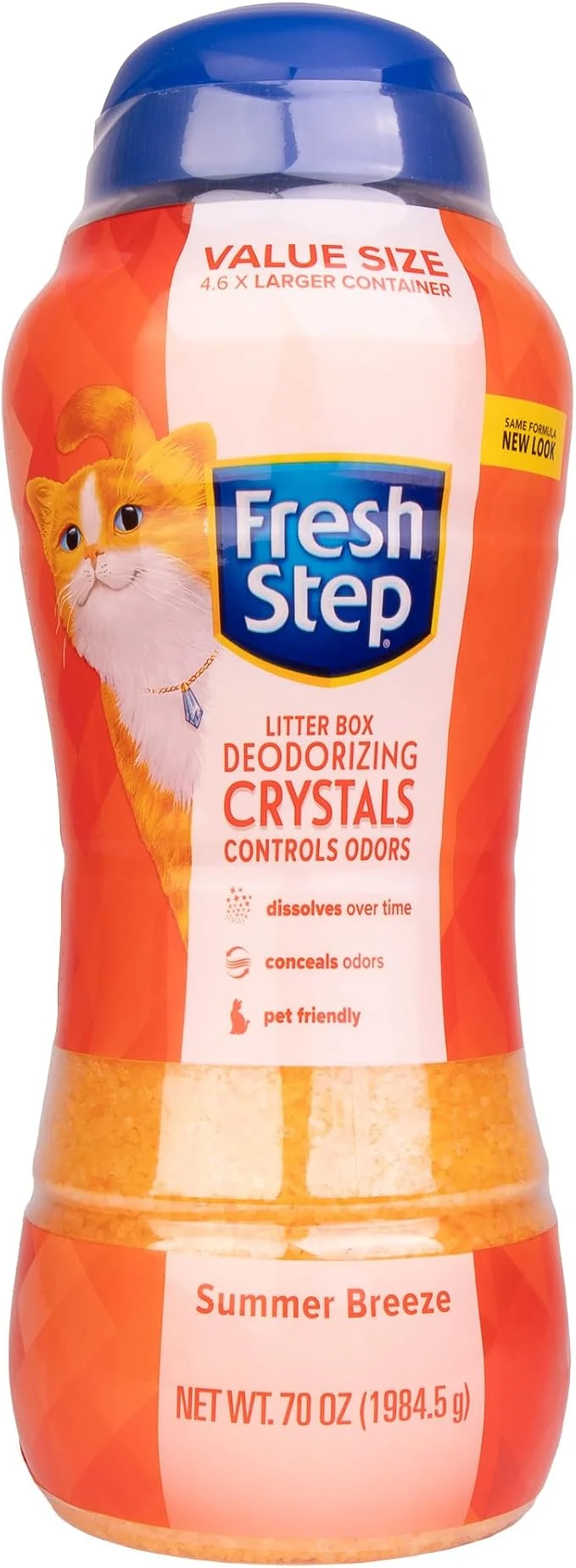 Convenient Fresh Step Cat Litter Crystals Deodorizer Non Toxic Odor Neutralizing Crystals World-Class