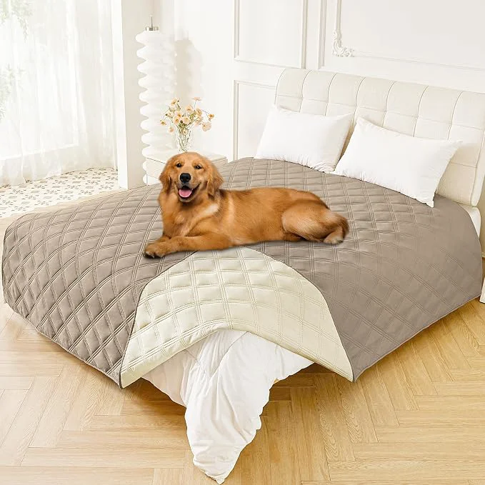 Trendy Smiry Waterproof Dog Bed Cover Blanket 82x82 Soft Reversible Pet Blanket Clean