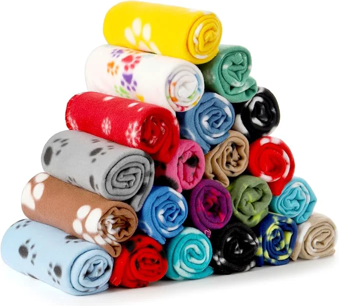 High-End Yesland 20 Styles Dog Cat Fleece Blankets Puppy Blanket 23.6 X 27.6 Inch Small Dependable