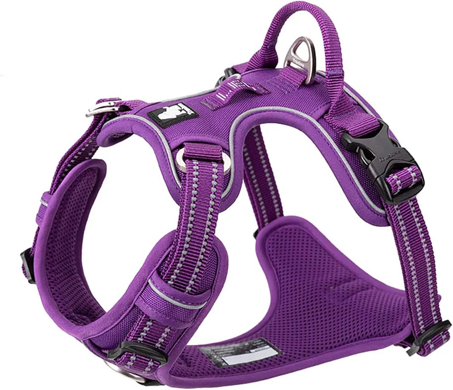 Breathable TRUE LOVE Dog Harness No Pull Nylon Reflective Pet Harness Adjustable Comfortable Control Step-in Brilliant Colors Truelove TLH56512 Outstanding