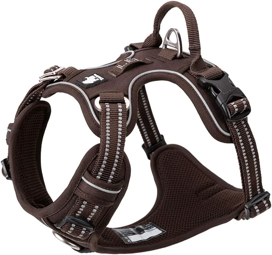 Superior TRUE LOVE Dog Harness No Pull Nylon Reflective Pet Harness Adjustable Comfortable Control Step-in Brilliant Colors Truelove TLH56512 High-End