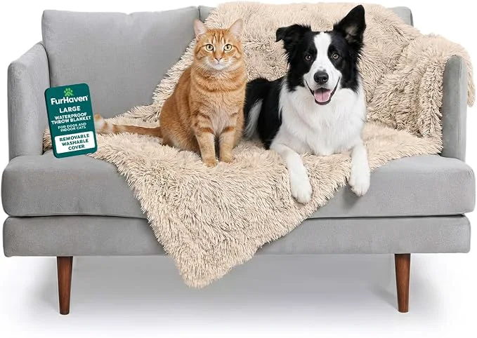 Innovative Furhaven Waterproof Throw Blanket Certified