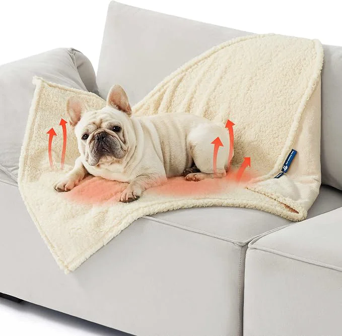 Trendy Bedsure Self Warming Blanket for Medium Dogs Cats Eco-Friendly