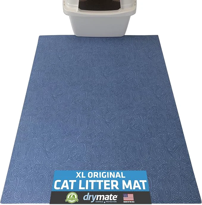 Soft Drymate Cat Litter Box Mat Litter Trapping Mat Waterproof Urine-Proof Convenient