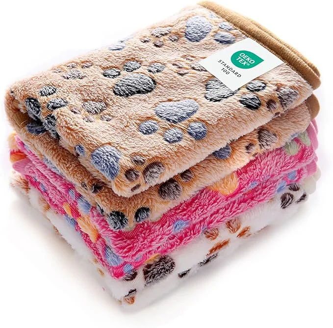 Next-Generation Luciphia 1 Pack 3 Blankets Super Soft Fluffy Premium Fleece Pet Blanket Flannel Professional