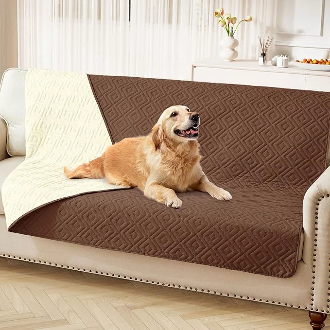 Verified hyha Waterproof Dog Blanket Soft Dog Bed Cover Pet Blankets Waterproof Sofa Lightweight