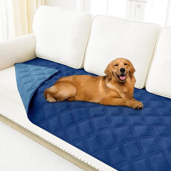 Classic Smiry Waterproof Dog Bed Cover Blanket 40x80 Soft Reversible Pet Blanket Practical