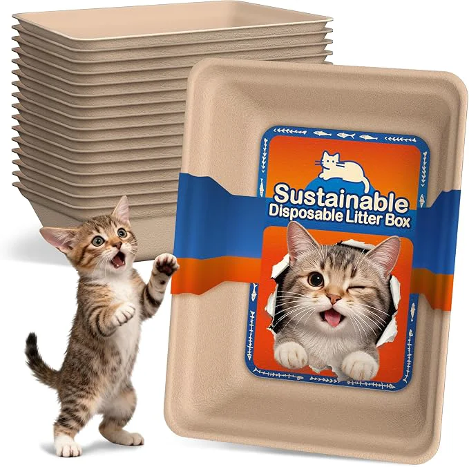 Classic 16-Pack Disposable Litter Boxes Fast
