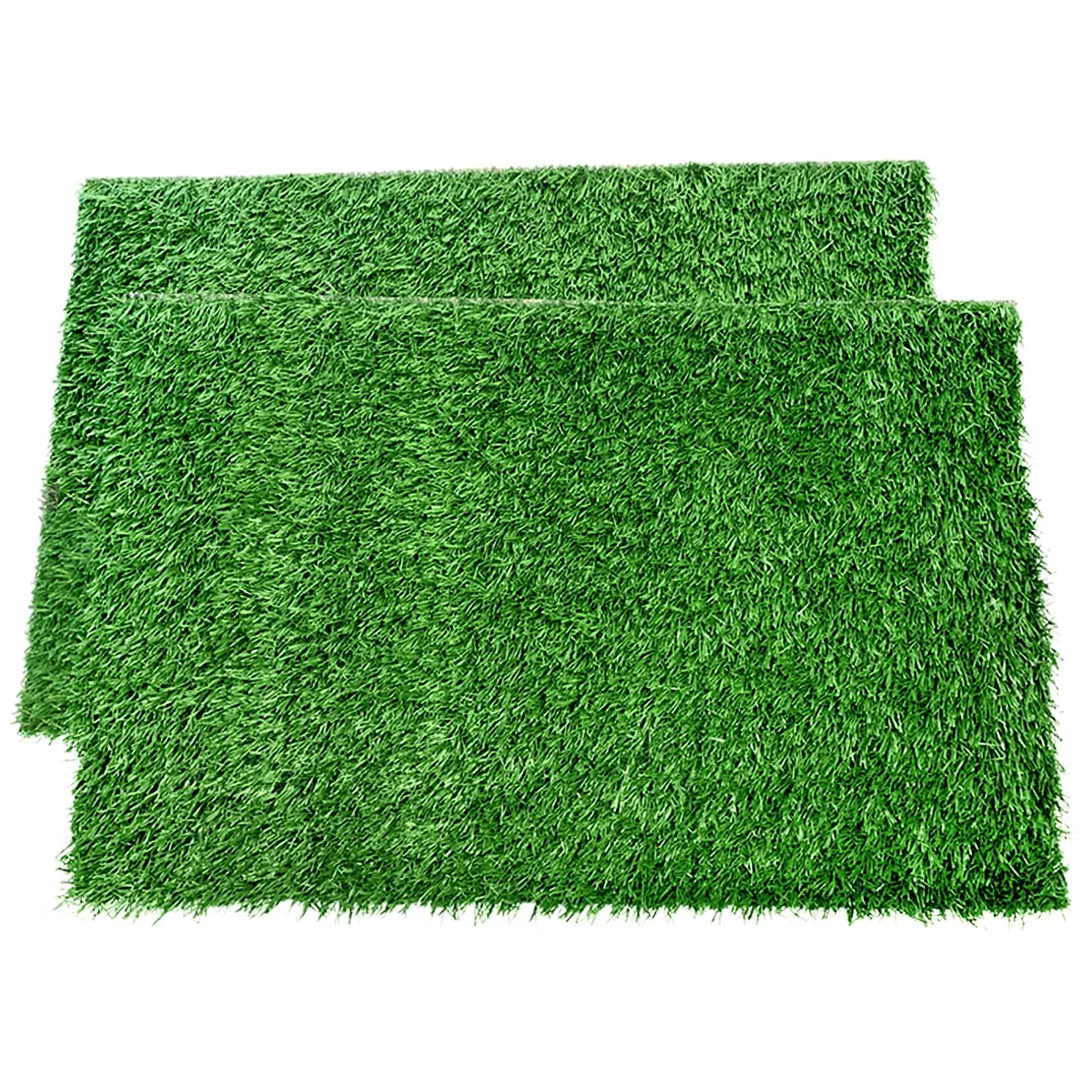 Certified LOOBANI Dog Grass Pee Pads – 18x28 in 2-Pack for Indoor Outdoor Potty Fashionable