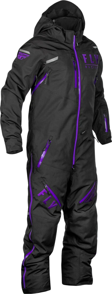 Eco-Friendly Fly Racing - Cobalt Shell Monosuit Black Purple Sm Safe