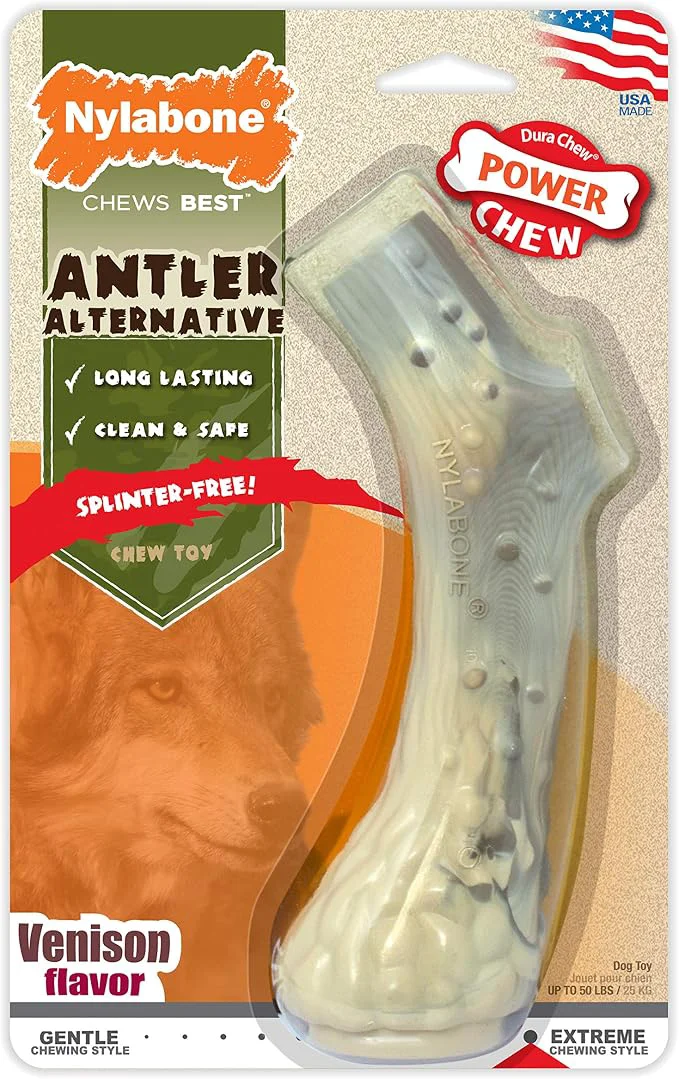 Casual Nylabone Power Chew Antler Nylon Chew Toy Premium
