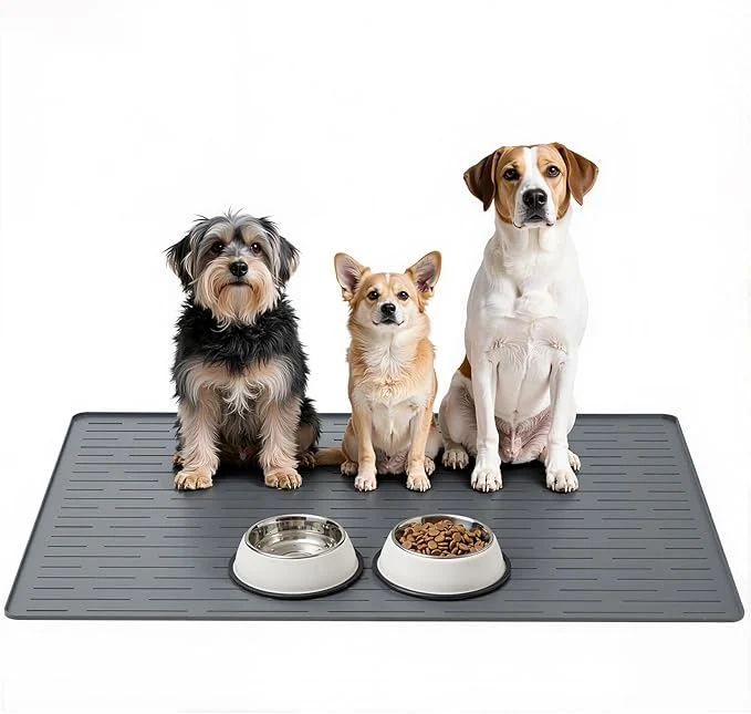 Superior Large Dog Mats for Food and Water Authentic