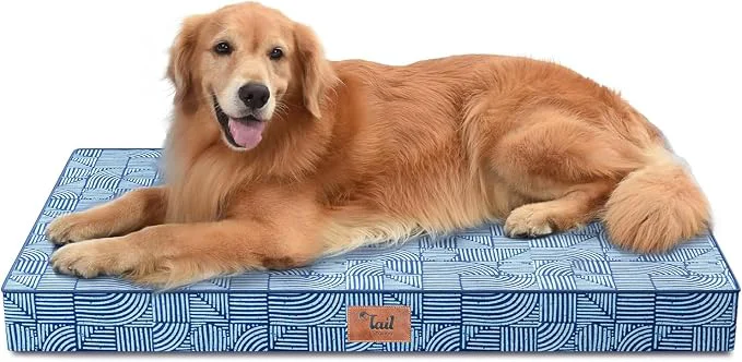 Artisan Outdoor Orthopedic Dog Bed for Extra Large Dogs XL Waterproof Flat Pet Bed High-Grade