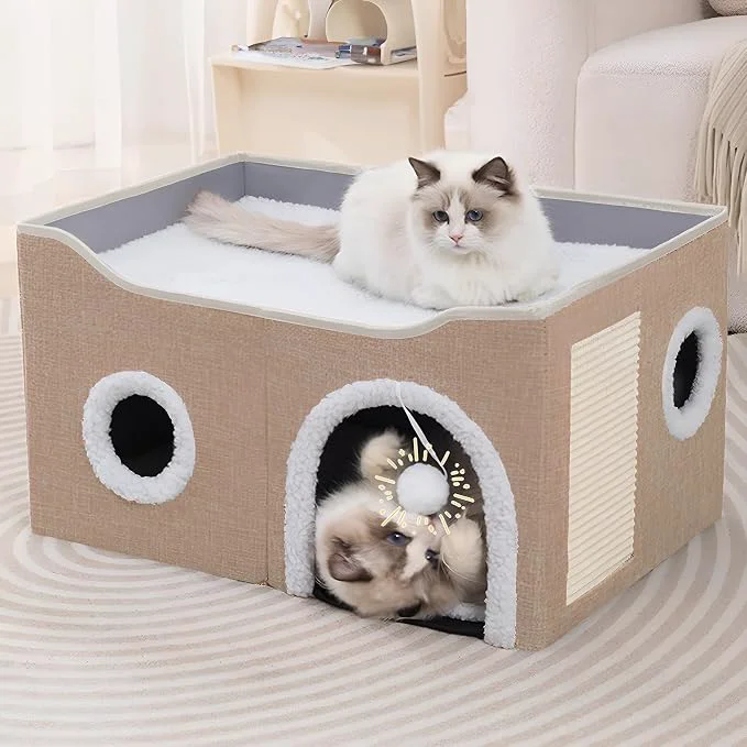 User-Friendly Cat Houses for Indoor Cats Recyclable