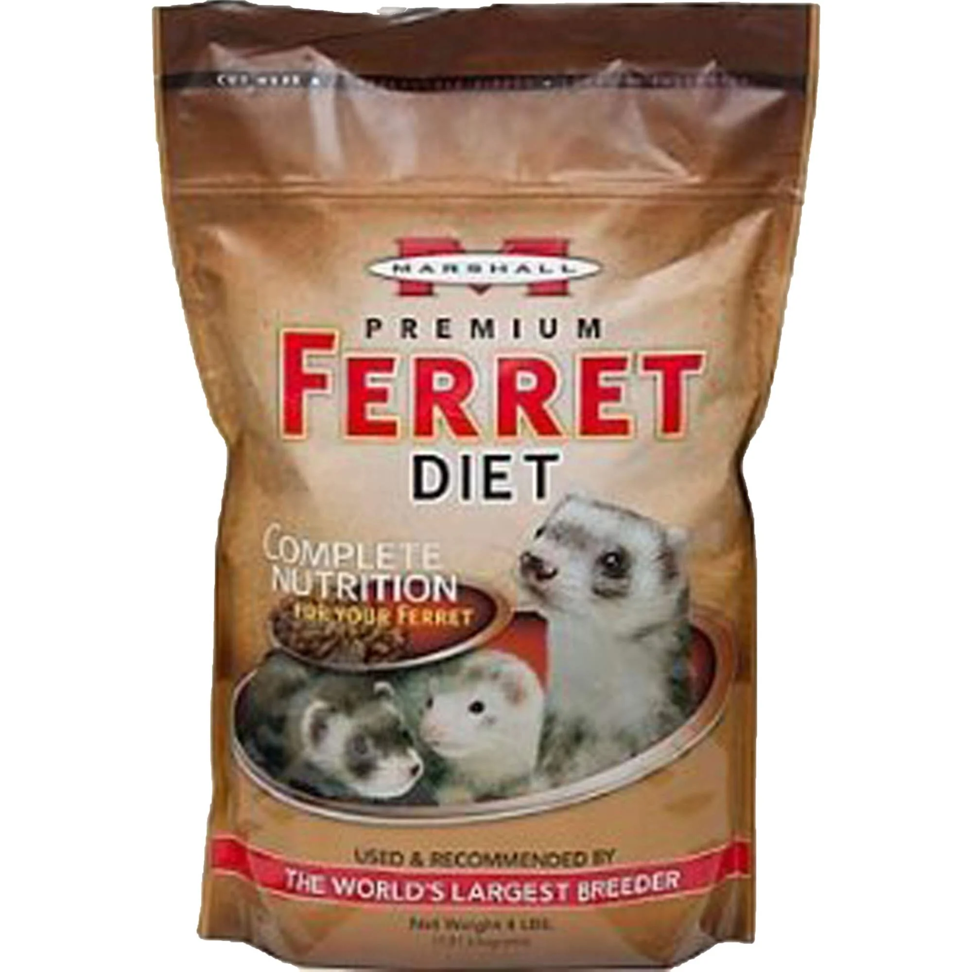 Consistent Marshall Premium Ferret Diet Dry Food – 4 lbs Supports Digestion Energy Muscle Maintenance Unique