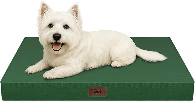 Versatile Outdoor Dog Bed for Small Dogs Cats Waterproof Dog Crate Mat Orthopedic Egg Safe