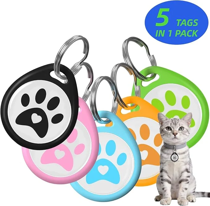 Efficient The Multi-Cat Household Kit 5 Universal QR ID Tags. A Complete Set Quality