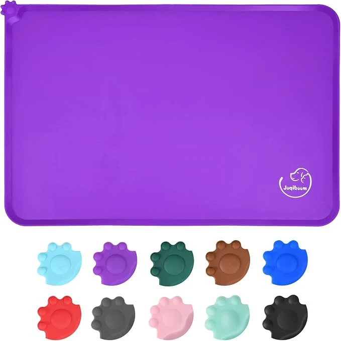 Responsible Silicone Waterproof Dog Cat Pet Feeding Mats Non Slip Easy Clean Pet Dog Cat Fashionable