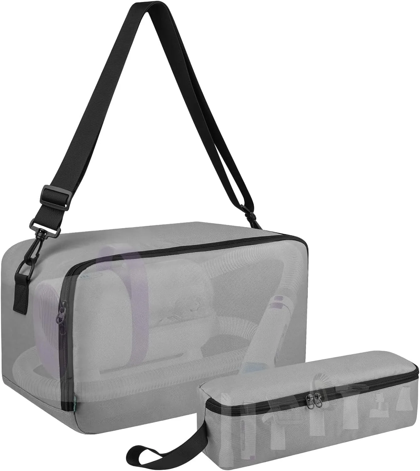 Official Beautyflier Pet Grooming Supplies Organizer Protective Tote Bag Case for Pet Grooming Kit Vacuum Suction Dogs Cats Hair Travel Pouch Bag for Pet Dog Grooming Vacuum Kit Bag Only Gray User-Friendly