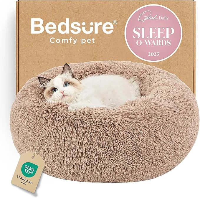 Sustainable Bedsure Calming Cat Beds for Indoor Cats Recyclable