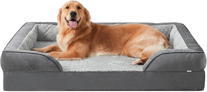 Casual INVENHO Orthopedic Dog Beds Large Sized XL Washable Dog Sofa Flexible