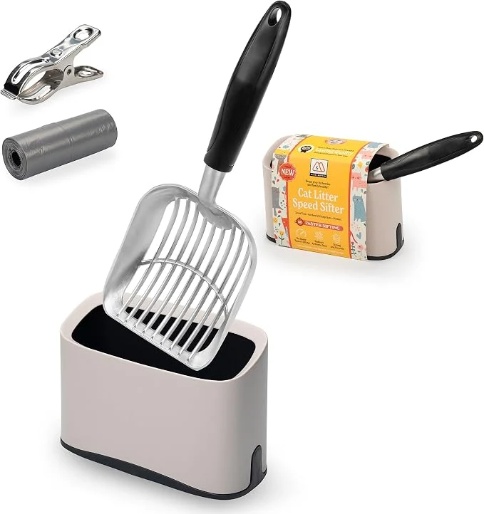 Authentic Heavy Duty Full Metal Cat Litter Scoop Eco-Friendly