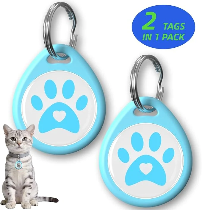Easy-to-Use Peace of Mind for Cat Owners 2-Pack QR ID Tags. The Microchip Backup That Healthy