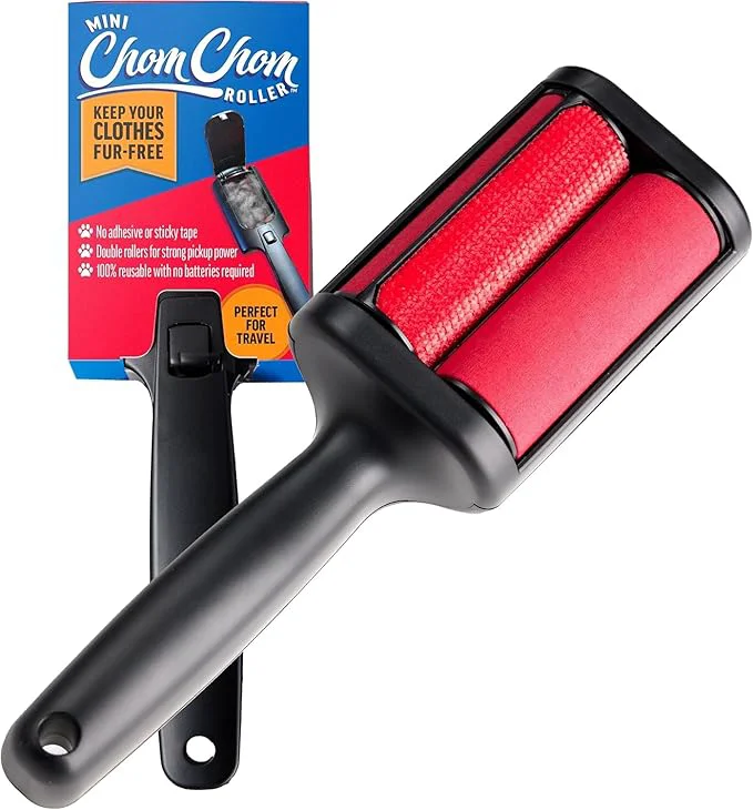 Green ChomChom Roller Pet Hair Remover – Reusable Lint Roller Pet Hair Removal Tool Elegant