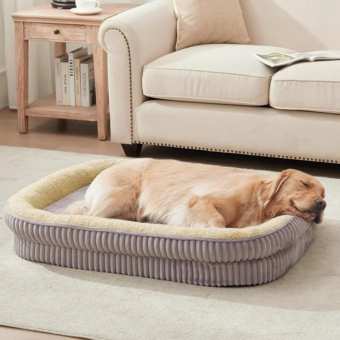 Breathable Orthopedic Dog Bed for Extra Large Dogs Breeds High Density Egg Crate Foam Dog Professional