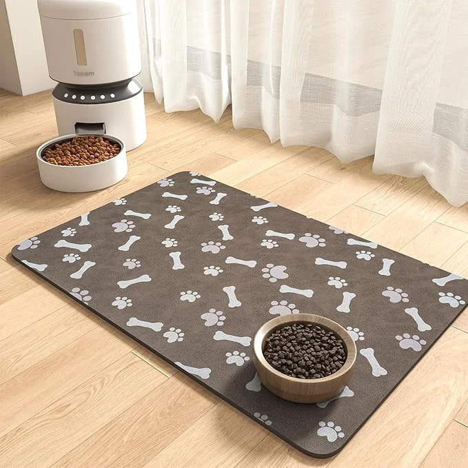 Elite MontVoo Dog Food Mat-Pet Feeding Mat Eco-Friendly