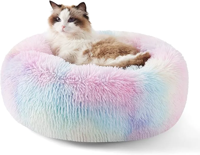 Sustainable Bedsure Calming Cat Beds for Indoor Cats Premium Material