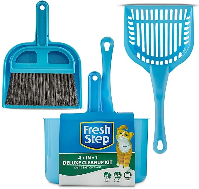 Durable Fresh Step 4 in 1 Deluxe Cat Litter Cleanup Kit Smart