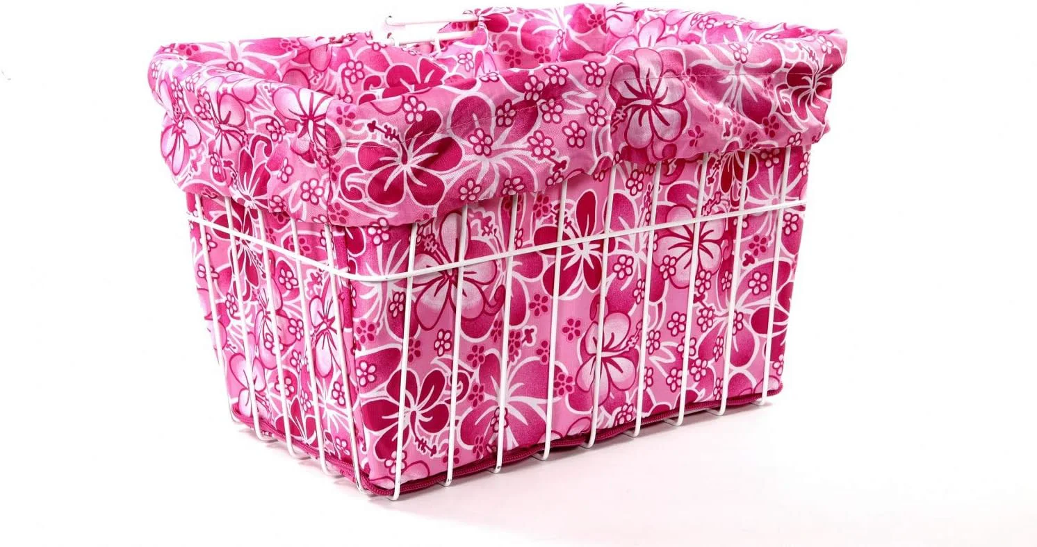 Versatile Cruiser Candy Bike Basket Liner Waterproof Universal Fit for Most Bike Baskets Stylish 2in1Tote Bike Basket Cover EBiKE Front Wire Or Wicker Bike Baskets Fits Up to 15x12x10 Unique