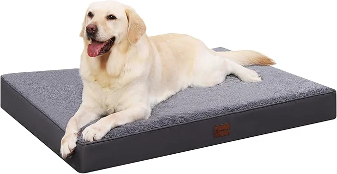 Advanced MIHIKK Waterproof Dog Beds Large Sized Dog Orthopedic Dog Beds Relaxed