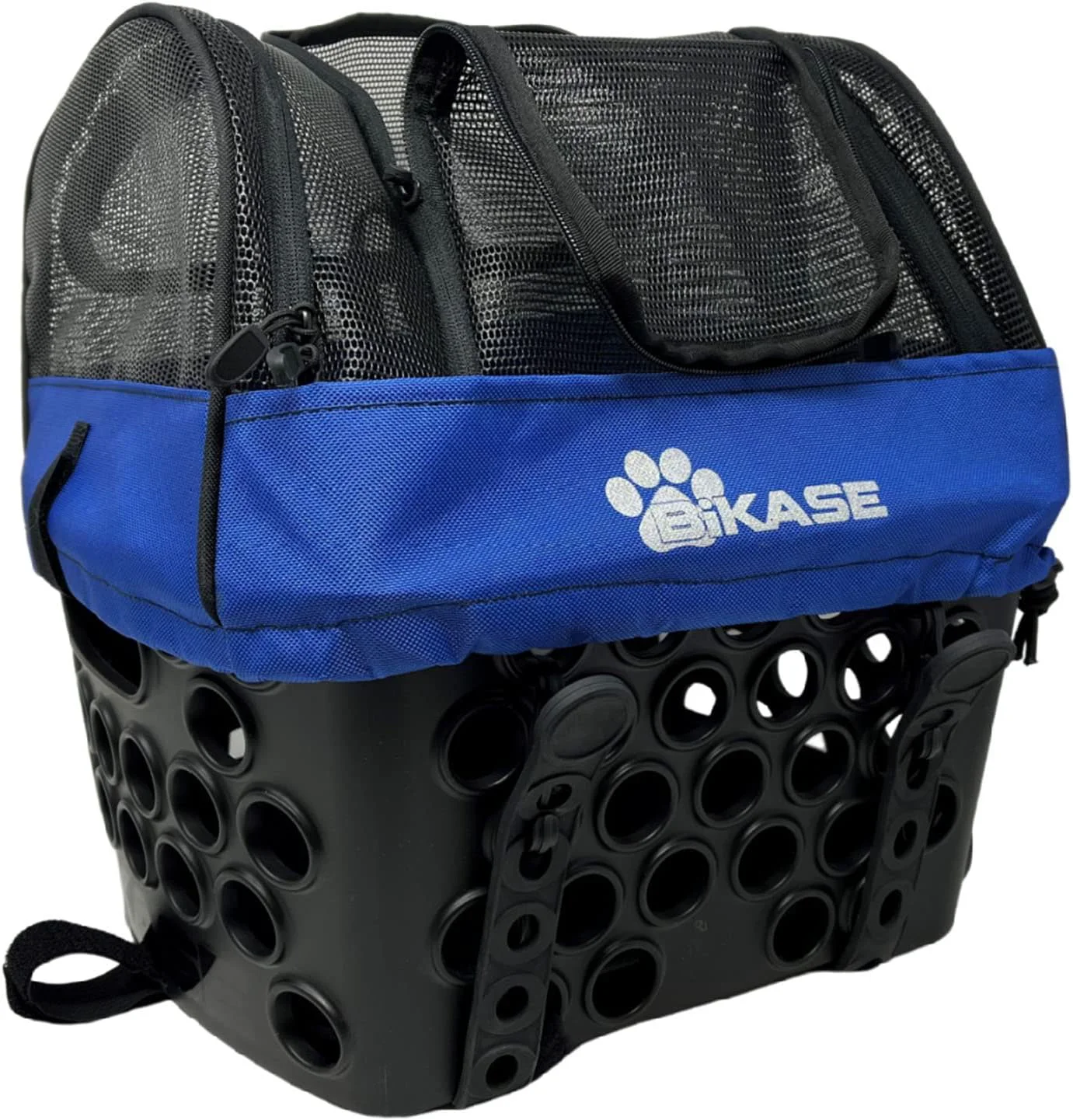 Practical BiKASE Durable Dog Bike Basket Carrier Rear Mount Pet Basket for Bikes with Super Comfort Mat and Cover I for Small Dogs and Cats up to 12 lbs Refined