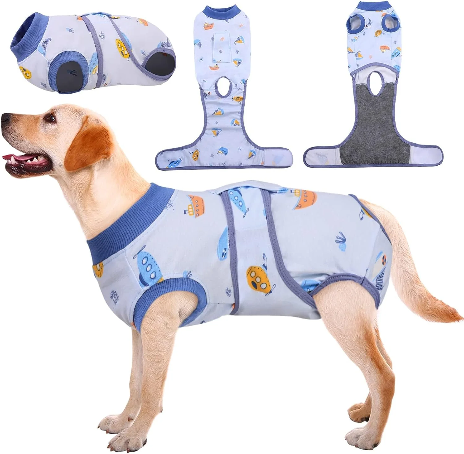 Sustainable Kuoser Recovery Suit for Dogs Cats After Surgery Professional Pet Recovery Shirt Dog Abdominal Wounds Bandages Substitute E-Collar Cone Prevent Licking Dog Onesies Pet Surgery Recovery Suit Convenient