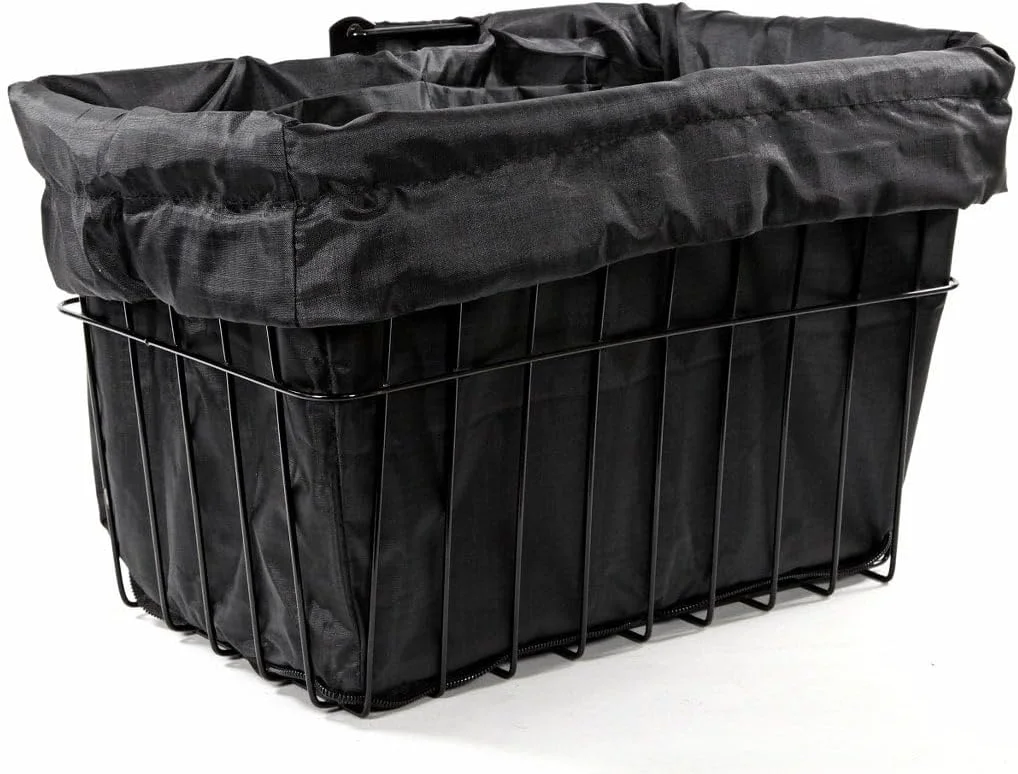 Fast Cruiser Candy Bike Basket Liner Waterproof Universal Fit for Most Bike Baskets Stylish 2in1Tote Bike Basket Cover EBiKE Front Wire Or Wicker Bike Baskets Fits Up to 15x12x10 Recyclable