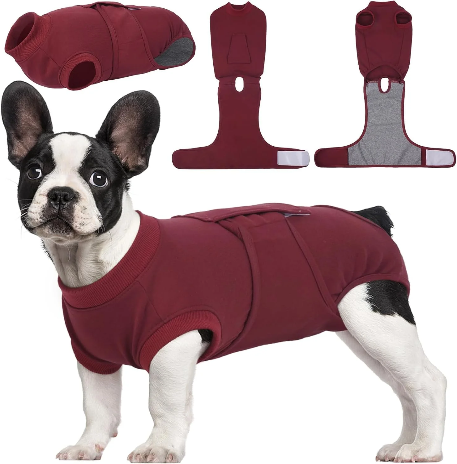 Certified Kuoser Dog Surgery Recovery Suit Recovery Suit for Female Male Dogs Dog Onesie After Surgery Spay Neuter Anti-Licking Pet Surgical Recovery Snugly Suit Bodysuit for Abdominal Wounds Skin Disease Prestigious