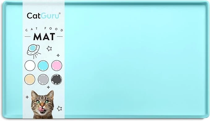 Long-Lasting CatGuru Cat Food Mat by CatGuru - Feeding Mats Practical