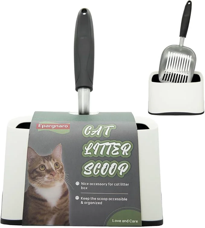 Secure Heavy Duty Cat Litter Scoop Powerful