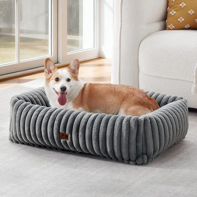 Certified Washable Dog Bed for Small Medium Dogs Organic