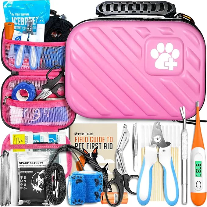 Original Design EVERLIT Pet Medic First Aid Kit 95 Pcs Vet- Medical Outdoor Superior