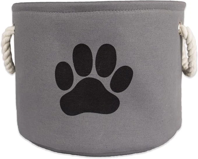 Selected Bone Dry Pet Storage Collection Collapsible Bin Small Round Authentic