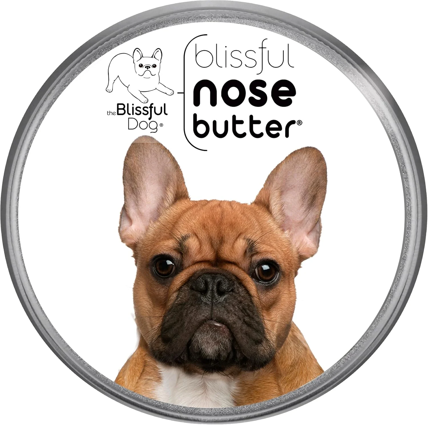 Modern The Blissful Dog French Bulldog Black Masked Fawn Unscented Nose Butter - Dog Nose Butter 4 Ounce Responsible