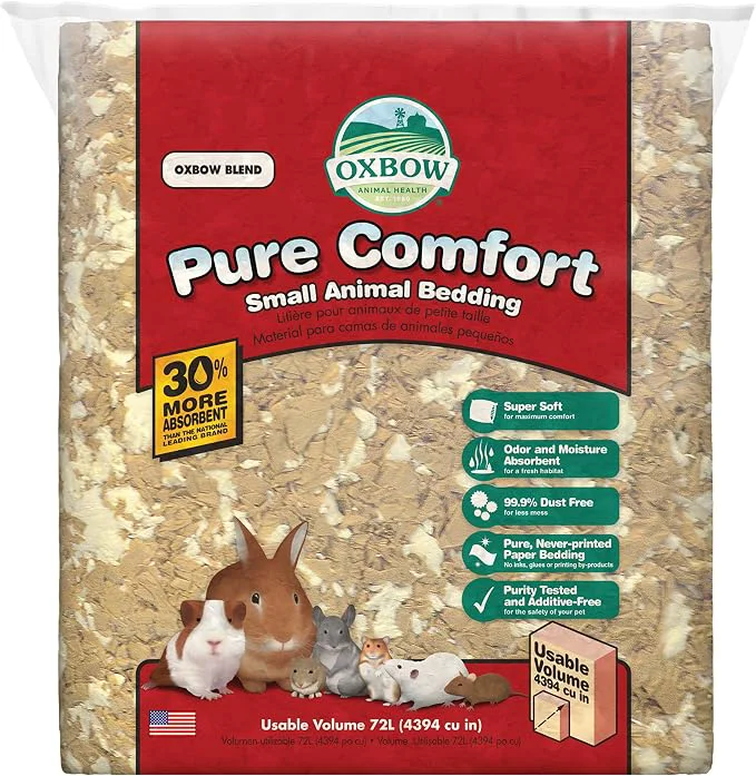 Exclusive Oxbow Pure Comfort Bedding Guinea Pig Bedding Bunny Supplies Secure