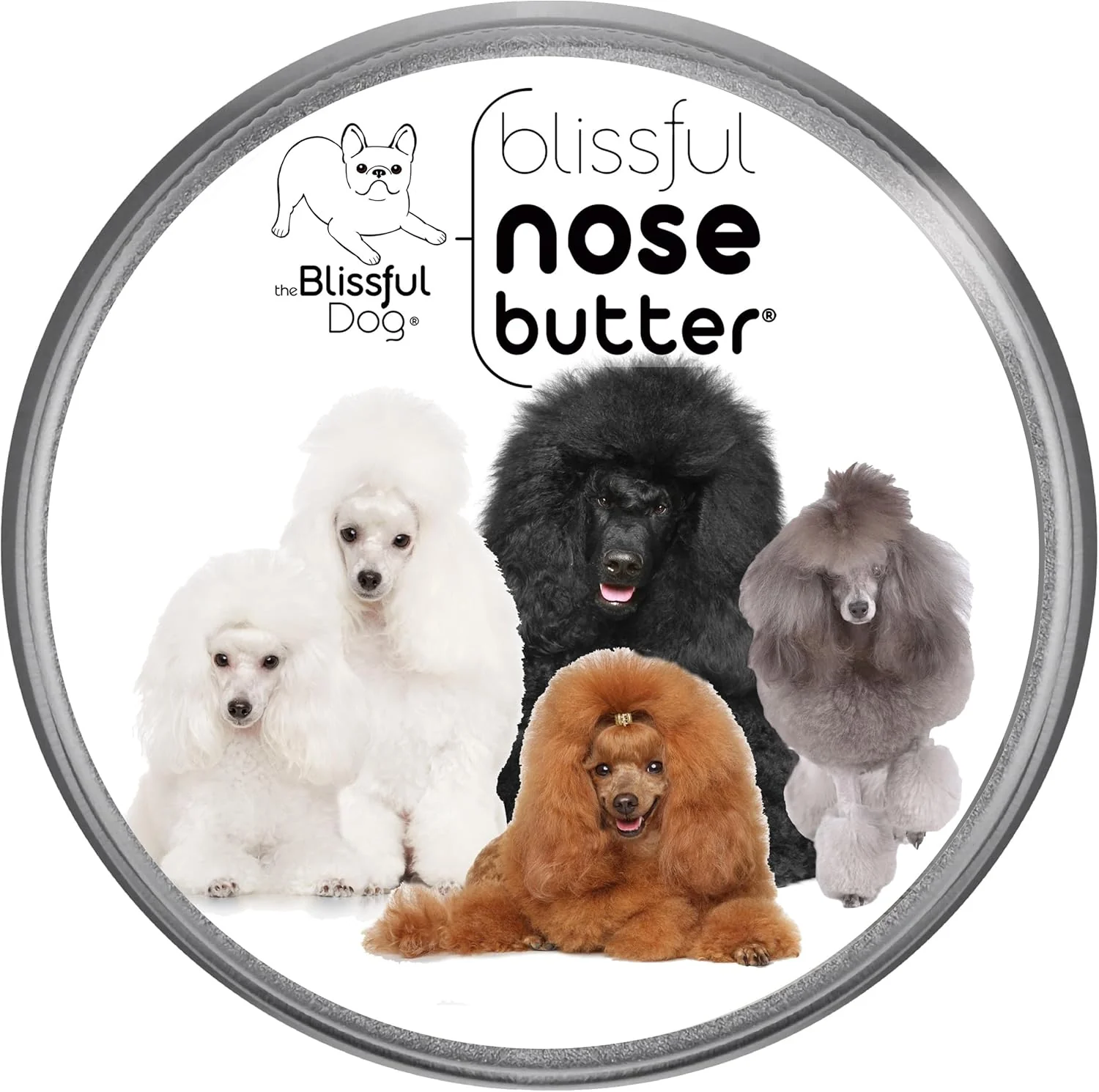 Traditional The Blissful Dog Poodle Nose Butter for Dry Cracked Skin Lick-Safe Dog Nose Balm with Moisturizing Shea Butter Almond Olive and Essential Oils Pet Supplies Uncented 2 oz. Optimized
