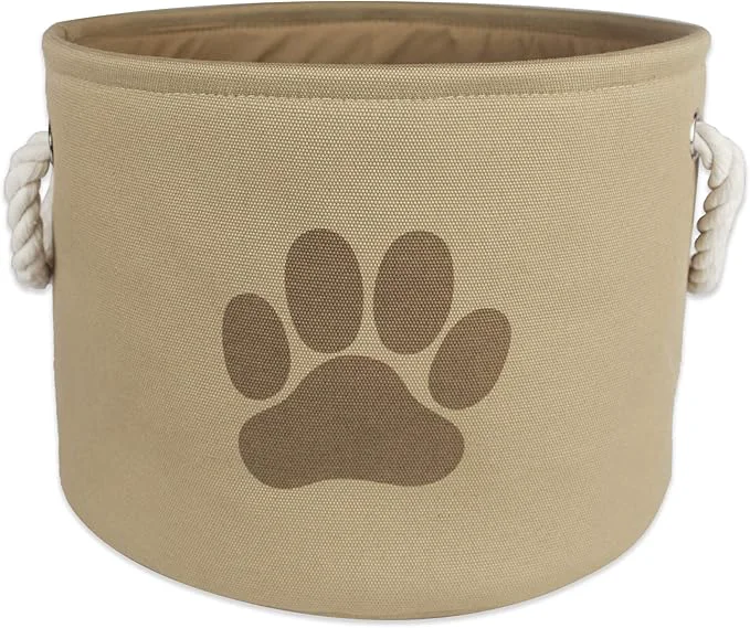 Reusable Bone Dry Pet Storage Collection Collapsible Bin Small Round Powerful