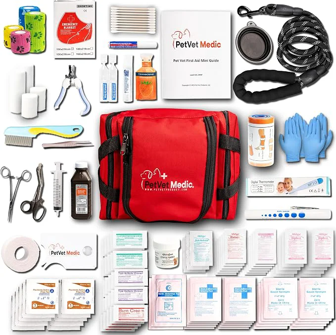 Versatile Cat Dog First Aid Kit Recyclable