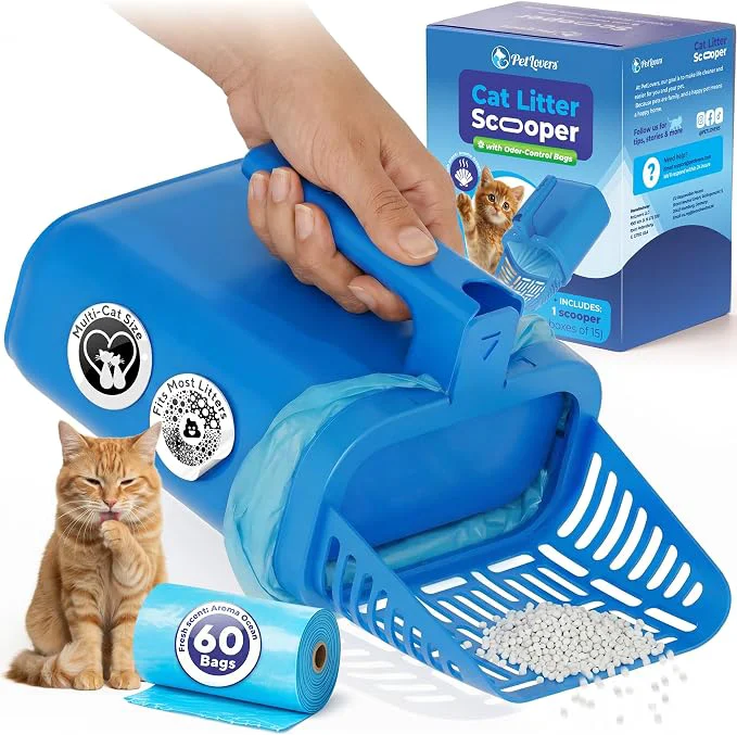 Sustainable PetLovers Cat Litter Scoop – Durable Litter Scooper Versatile