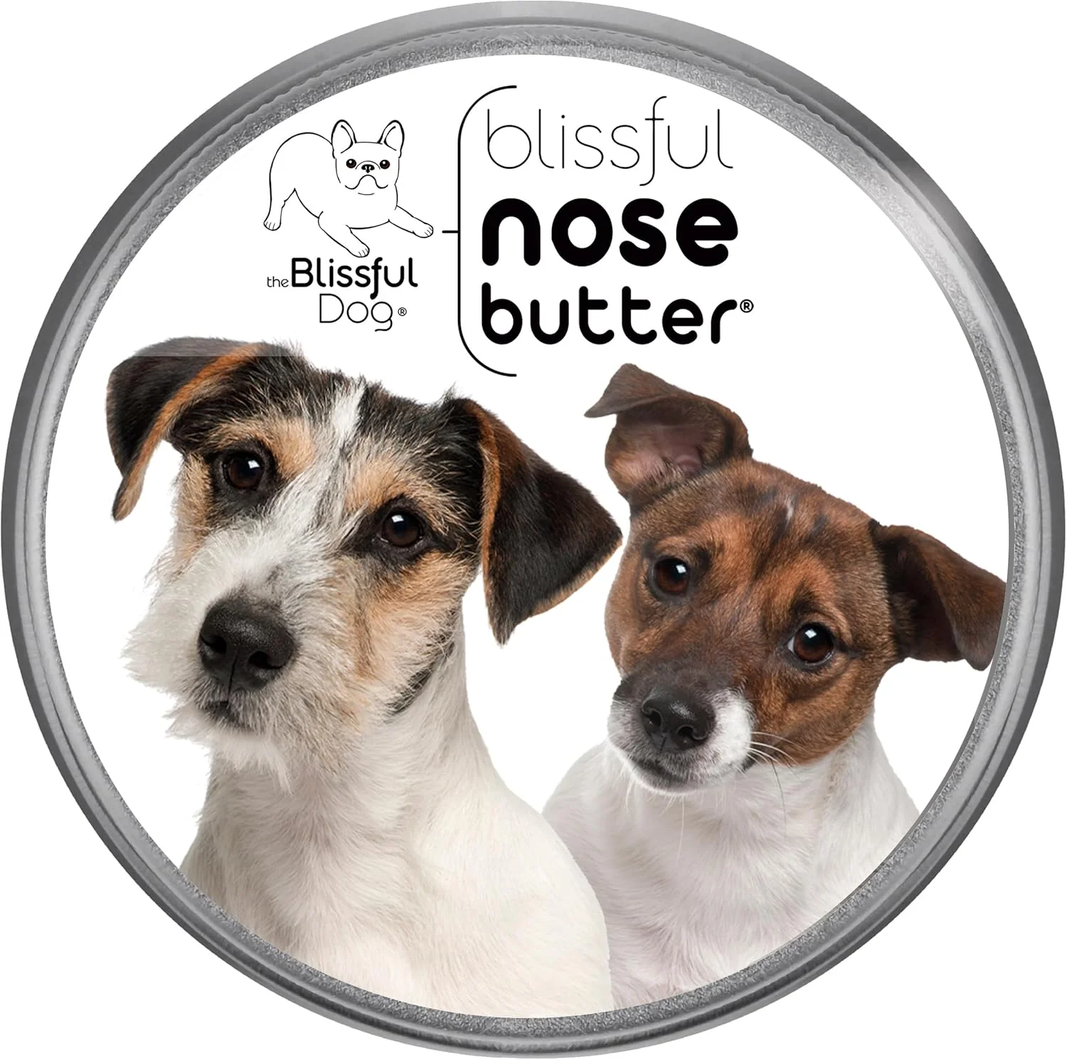 Superior The Blissful Dog Jack Russell Terrier Unscented Nose Butter - Dog Nose Butter 8 Ounce Reusable
